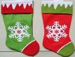 Blue Christmas Stockings
