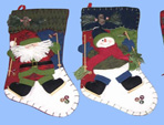 Green Christmas Stockings